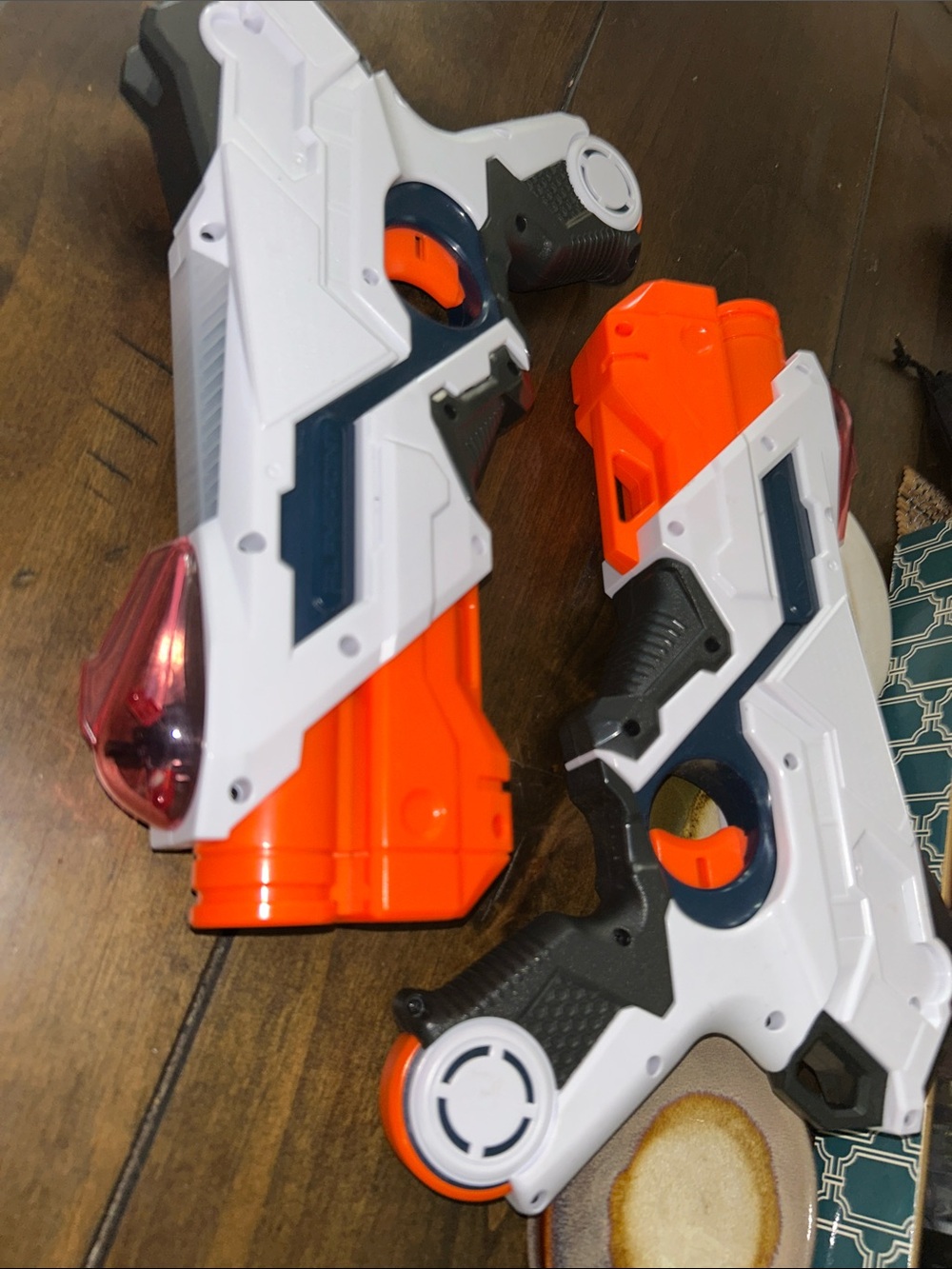 Laser Tag Nerf Blasters LaserOps PRO Set Alphapoint Pair EUC